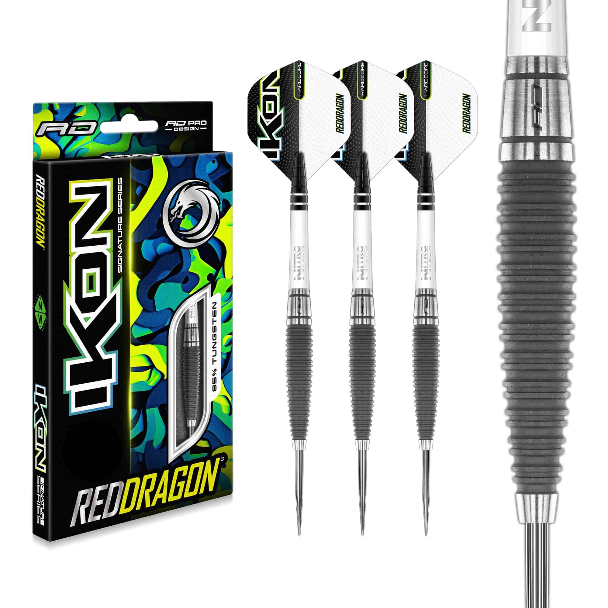 Juego de Dardos Profesionales RED DRAGON Ikon 1.1 de 25