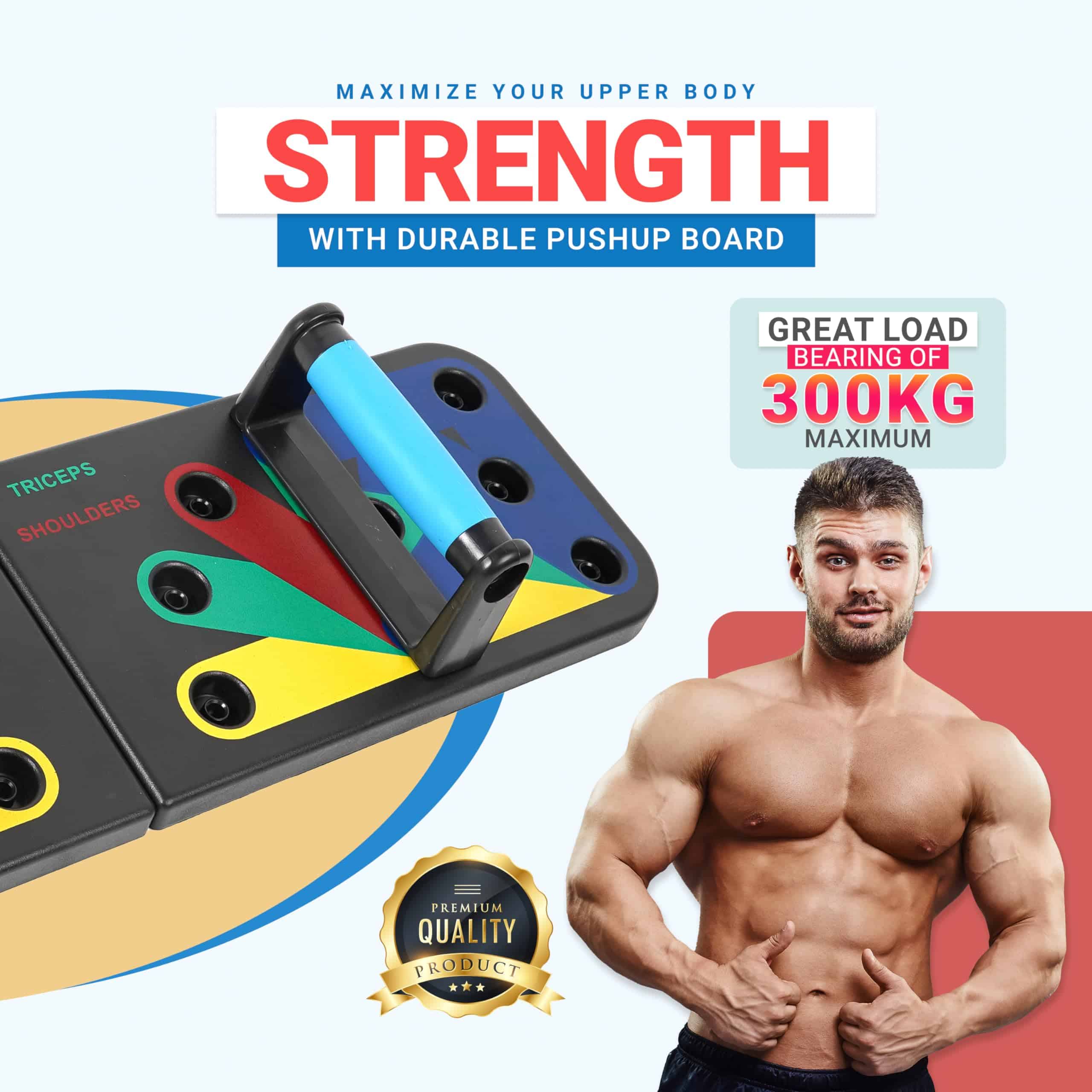 Tablero de Flexiones DASZERX para Hombres y Mujeres, - Imagen 5