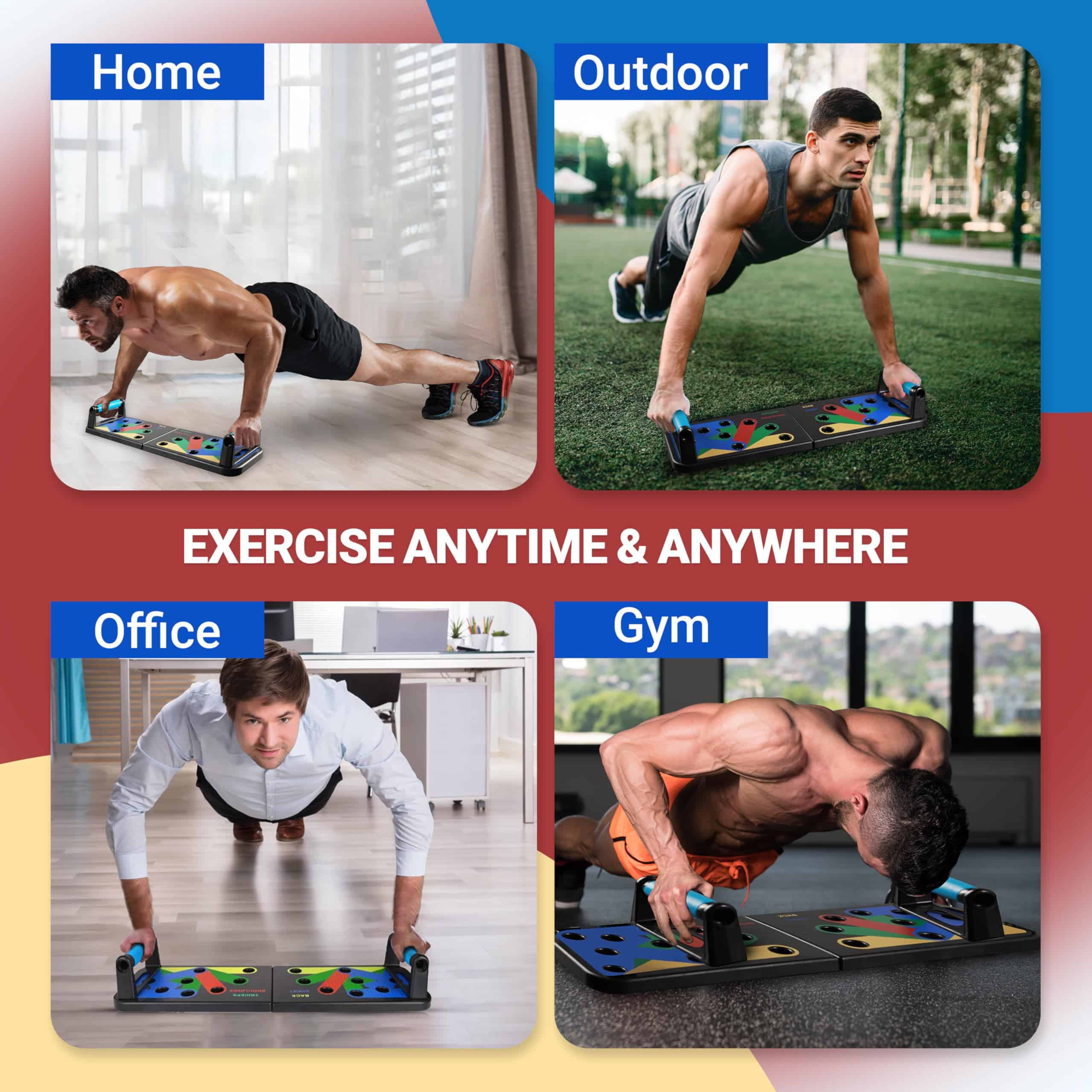 Tablero de Flexiones DASZERX para Hombres y Mujeres, - Imagen 7