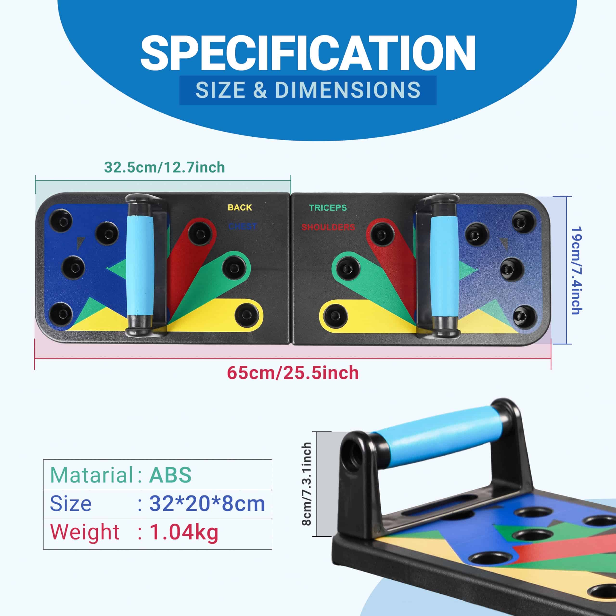 Tablero de Flexiones DASZERX para Hombres y Mujeres, - Imagen 3