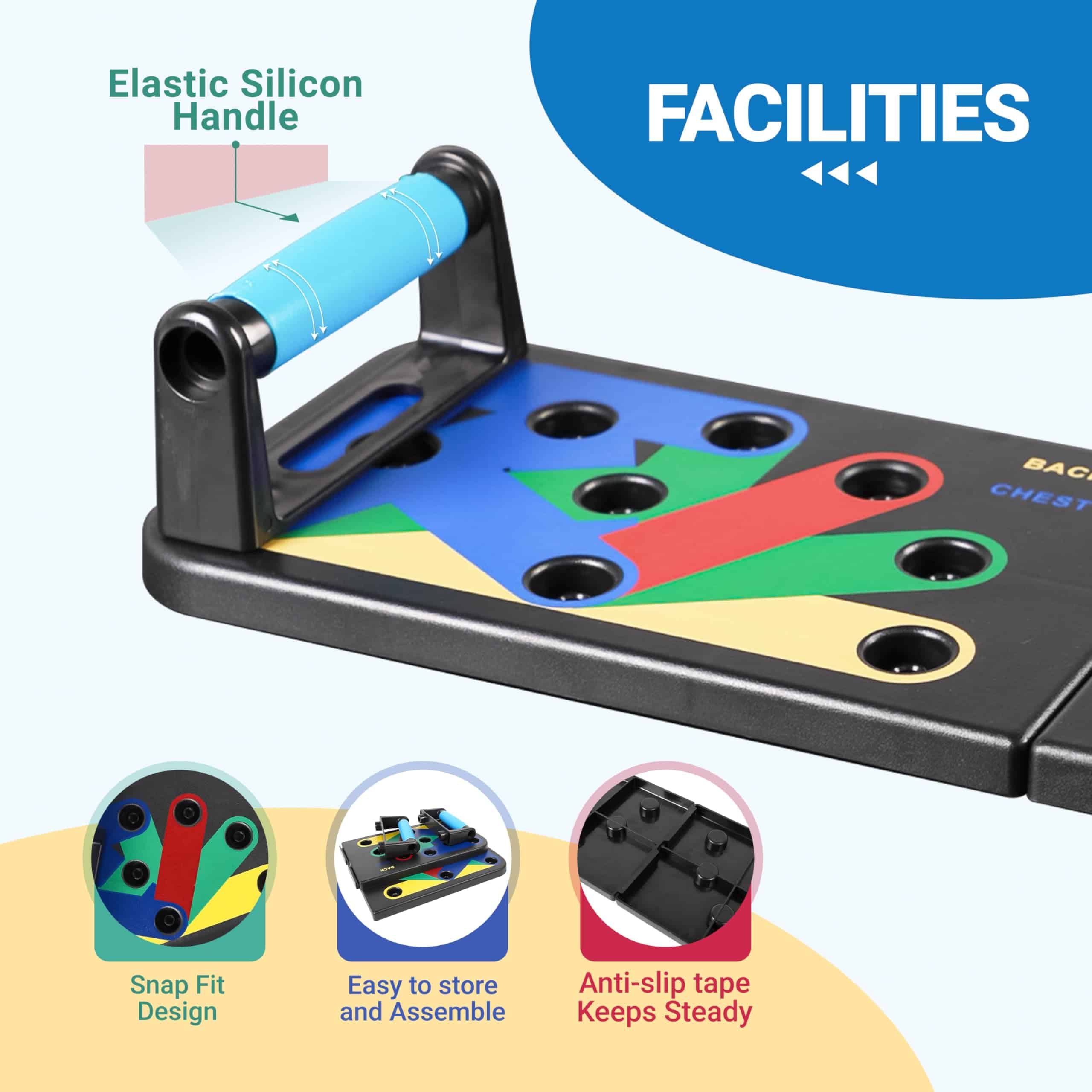 Tablero de Flexiones DASZERX para Hombres y Mujeres, - Imagen 4