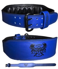 Cinturón de levantamiento de pesas de cuero - pequeño)