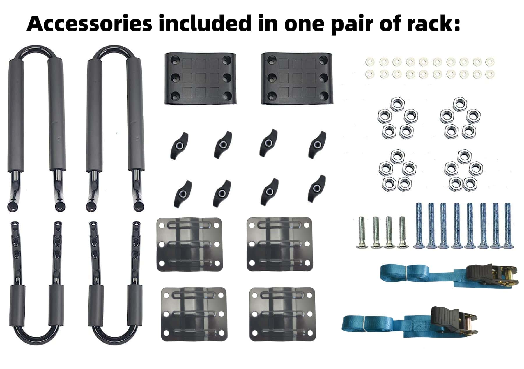 Porta kayak para techo (J-Style) - Paquete de 2 unidades, - Imagen 3