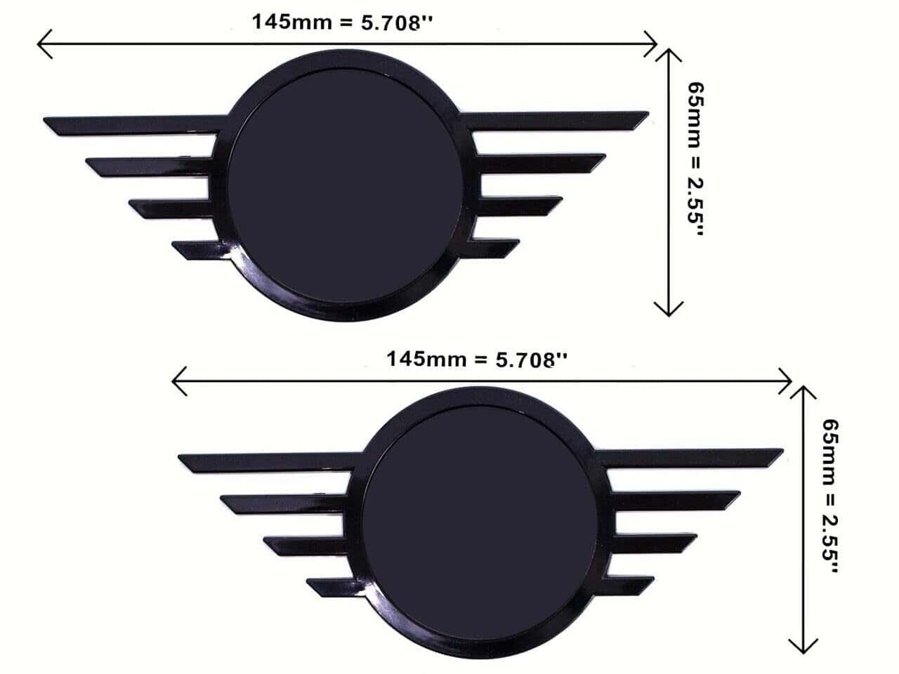 Emblema de reemplazo delantero y trasero compatible para - Imagen 3