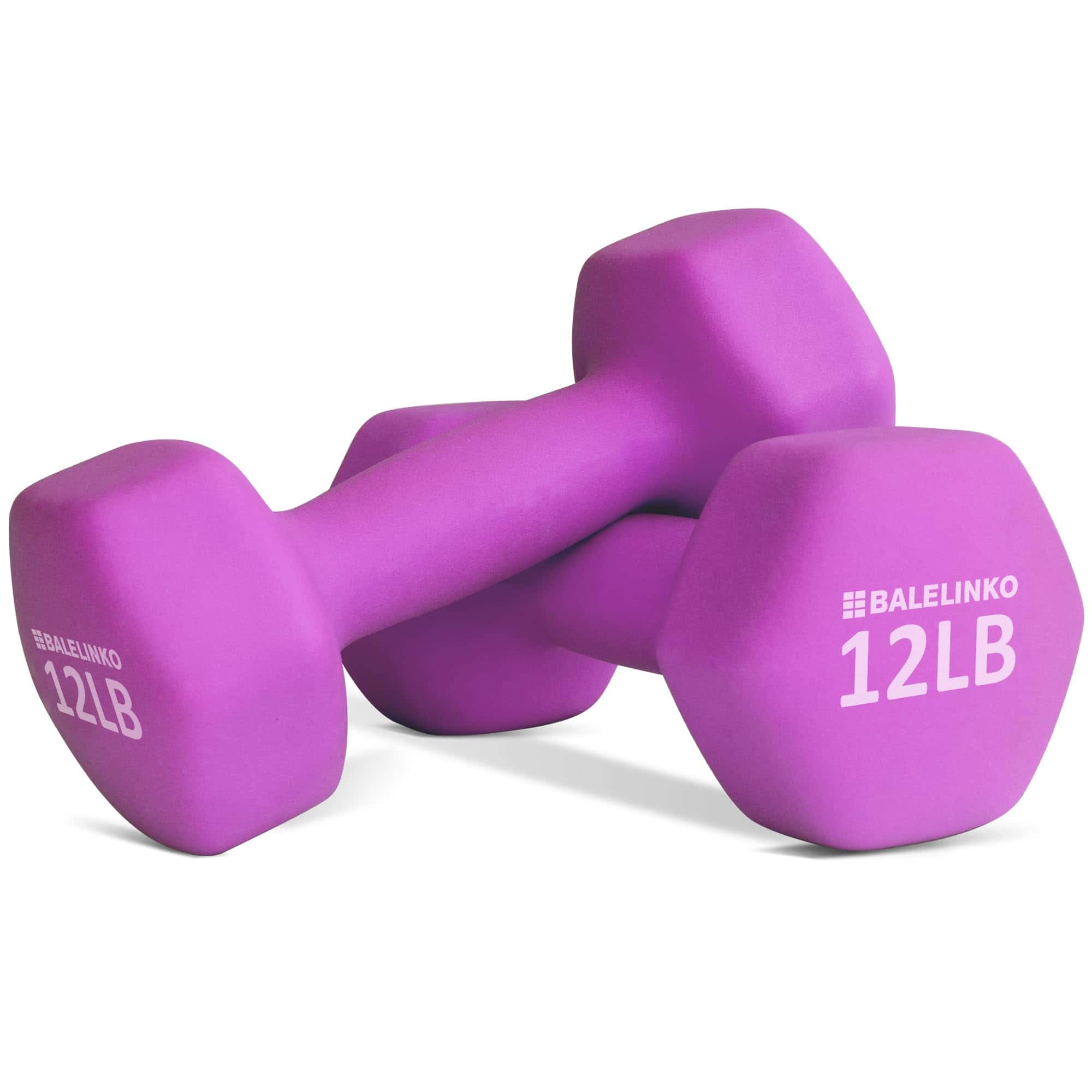 Pesas de Dumbbells de Neopreno con Forma Hexagonal para