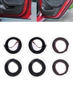 Kit de 6 Tiras de Sellado de Puertas de Coche a Prueba de