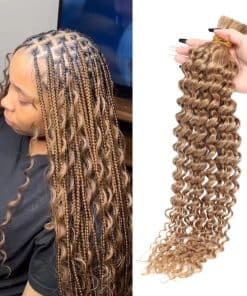 Extensiones de Cabello a Granel Onda Profunda para Trenzar