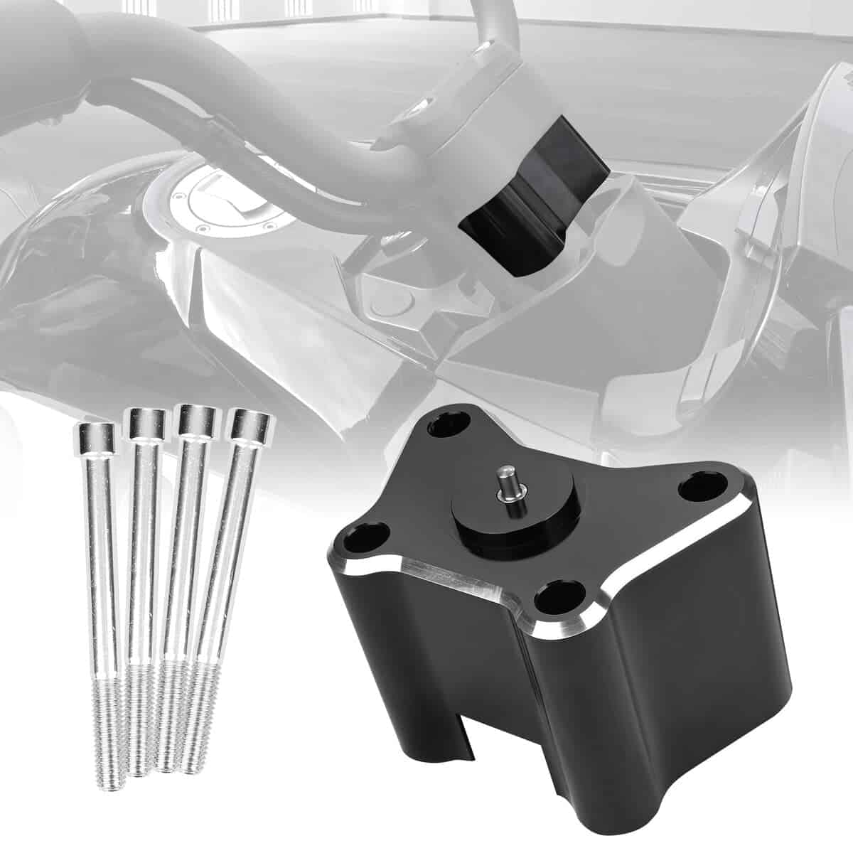 Kit de elevadores de manillar de 2" Hutexico de aluminio