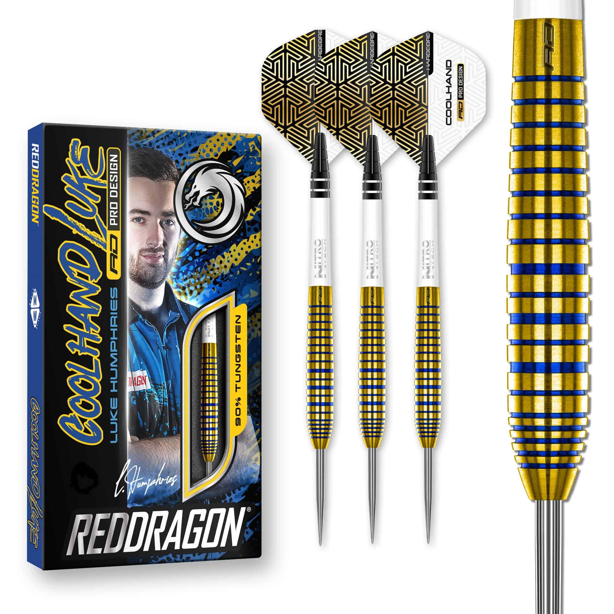 RED DRAGON Set de Dardos Luke Humphries TX3 Gold SE de 22
