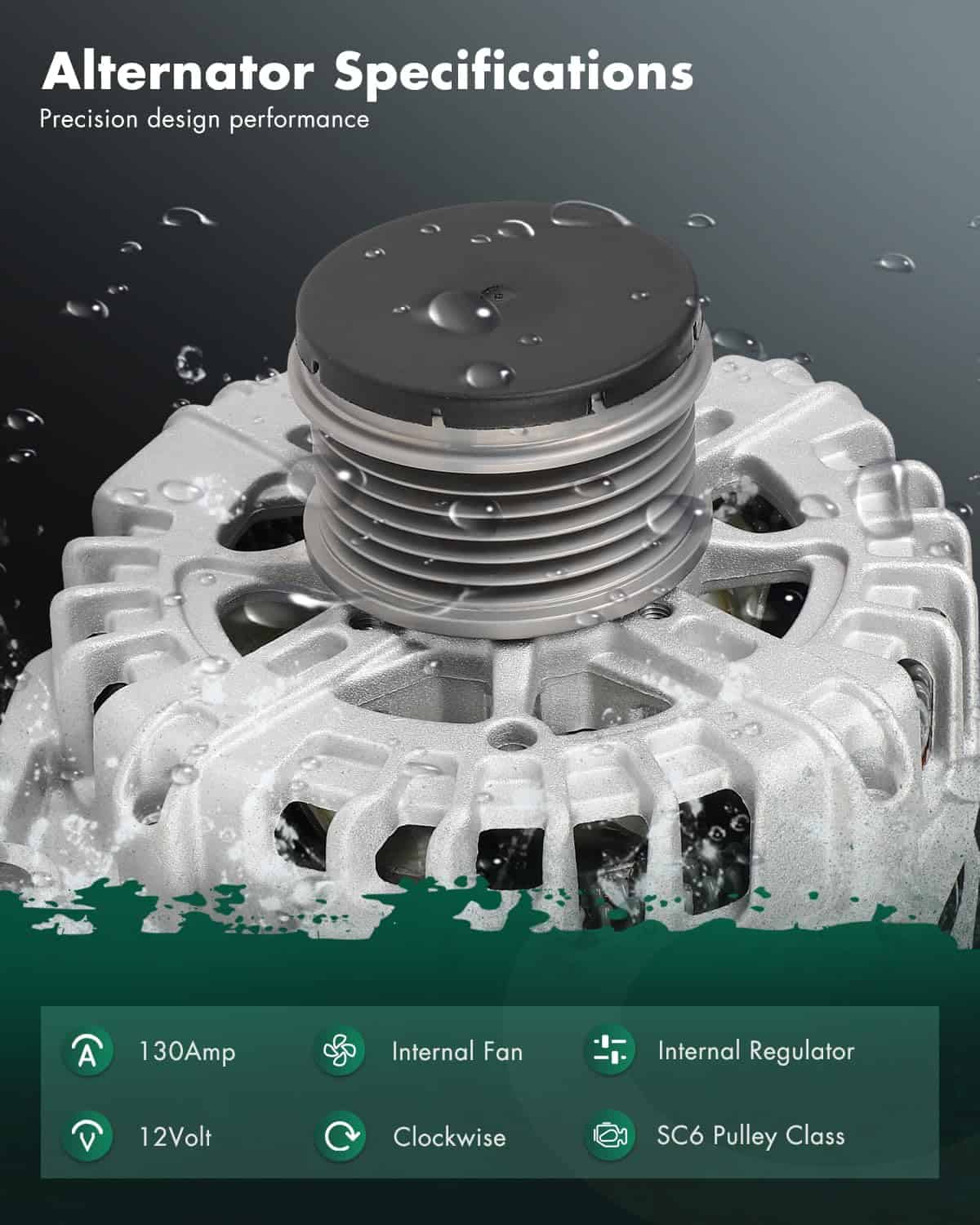 Alternador SCITOO Compatible con Buick Encore 1.4L - Imagen 3