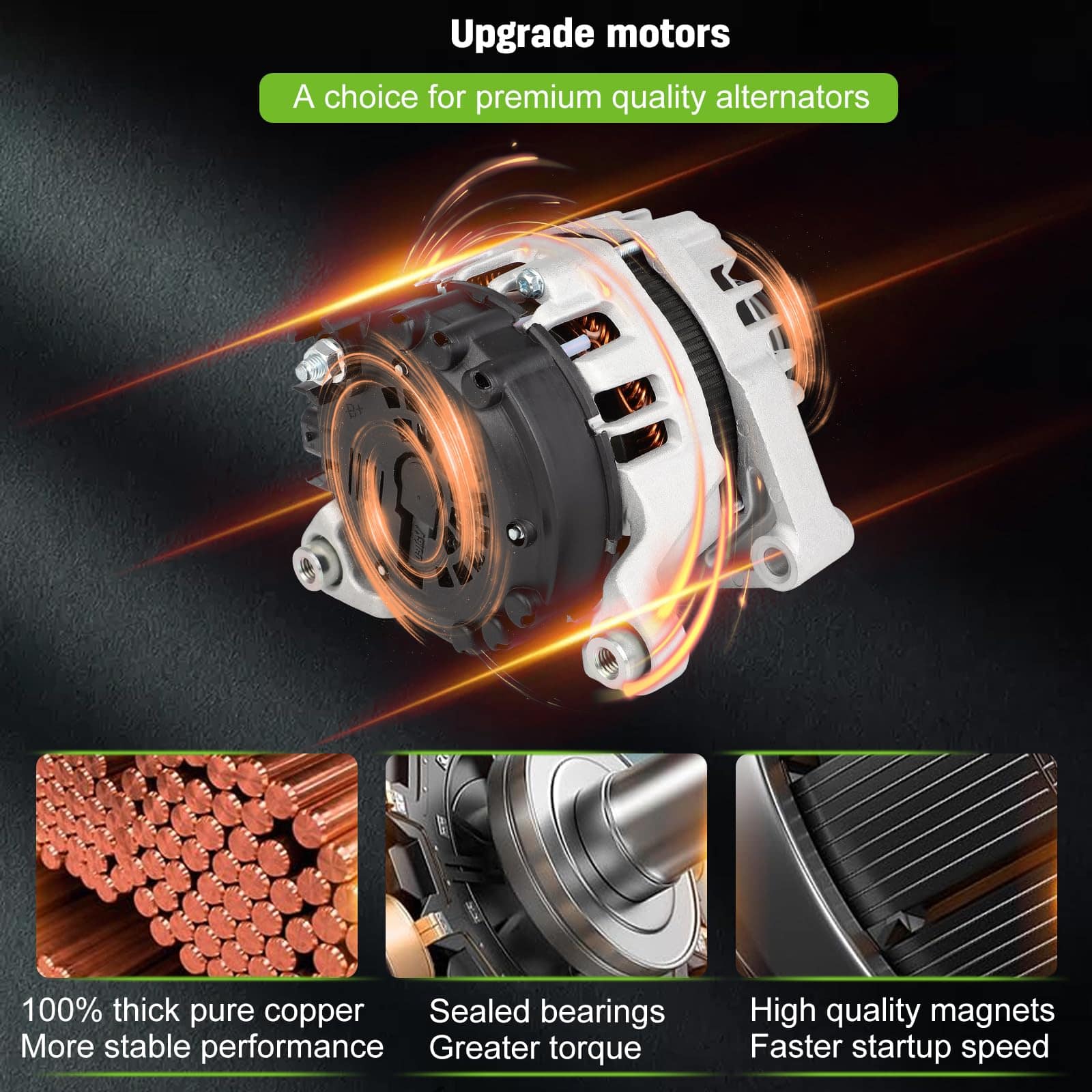 Alternador SCITOO Compatible con Buick Encore 1.4L - Imagen 9