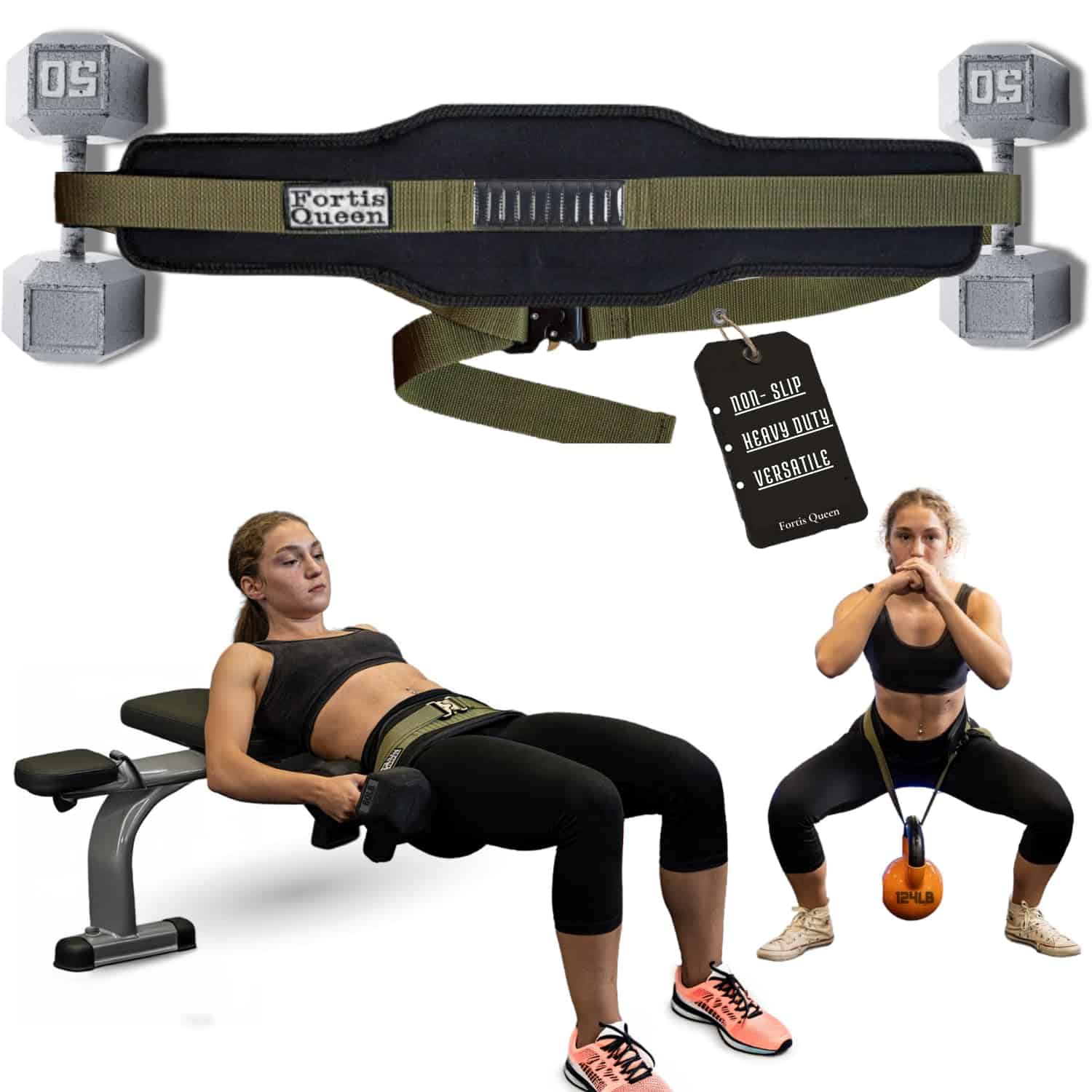 Cinturón de Hip Thrust para Mujeres - Constructor de