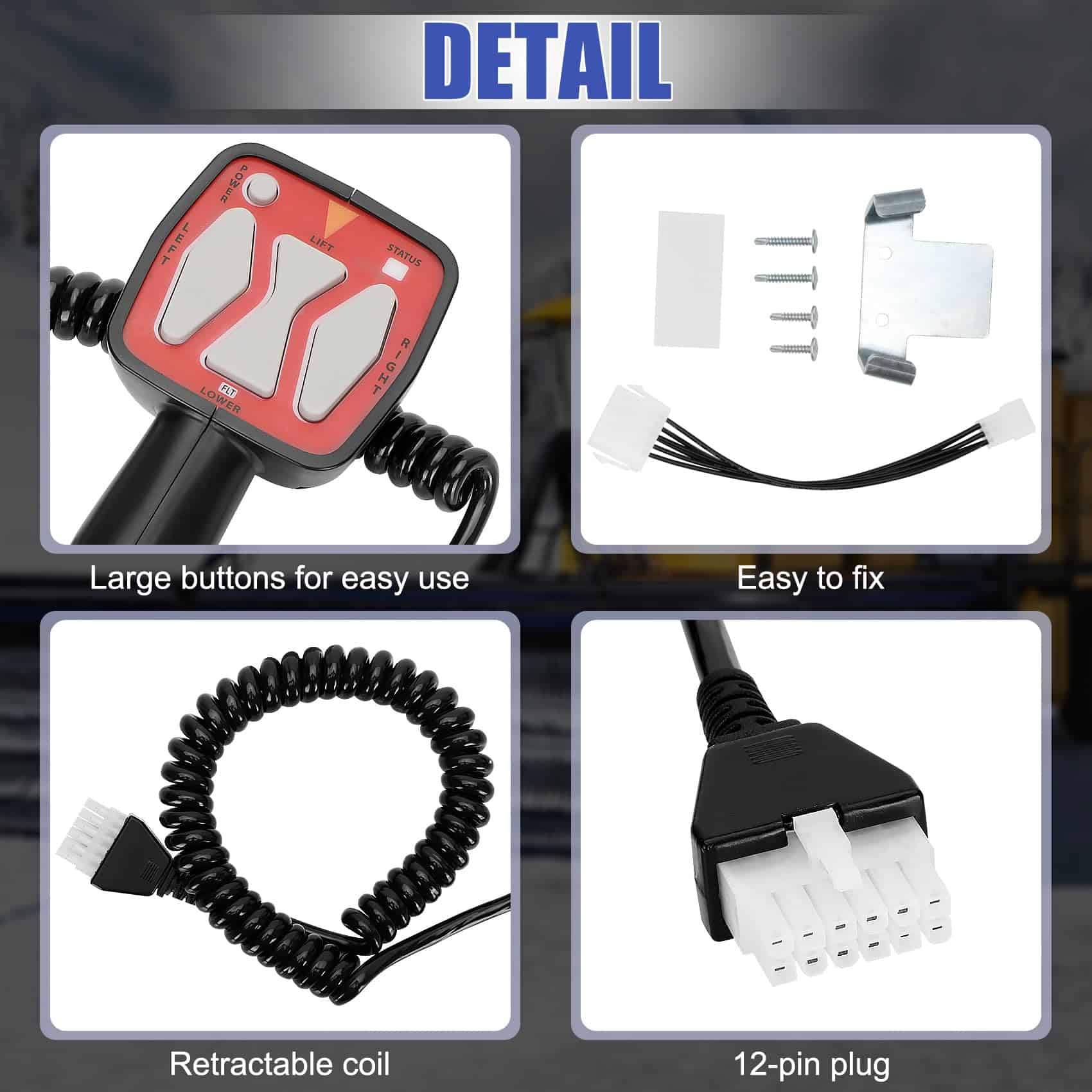 Controlador de mano para quitanieves compatible con Western - Imagen 4