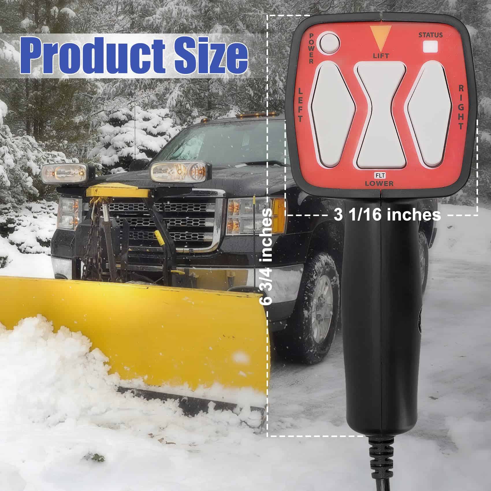 Controlador de mano para quitanieves compatible con Western - Imagen 5