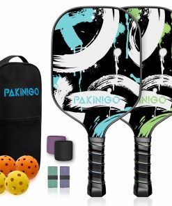 Juego de 2 paletas de pickleball PAKINIGO, Set de palas de