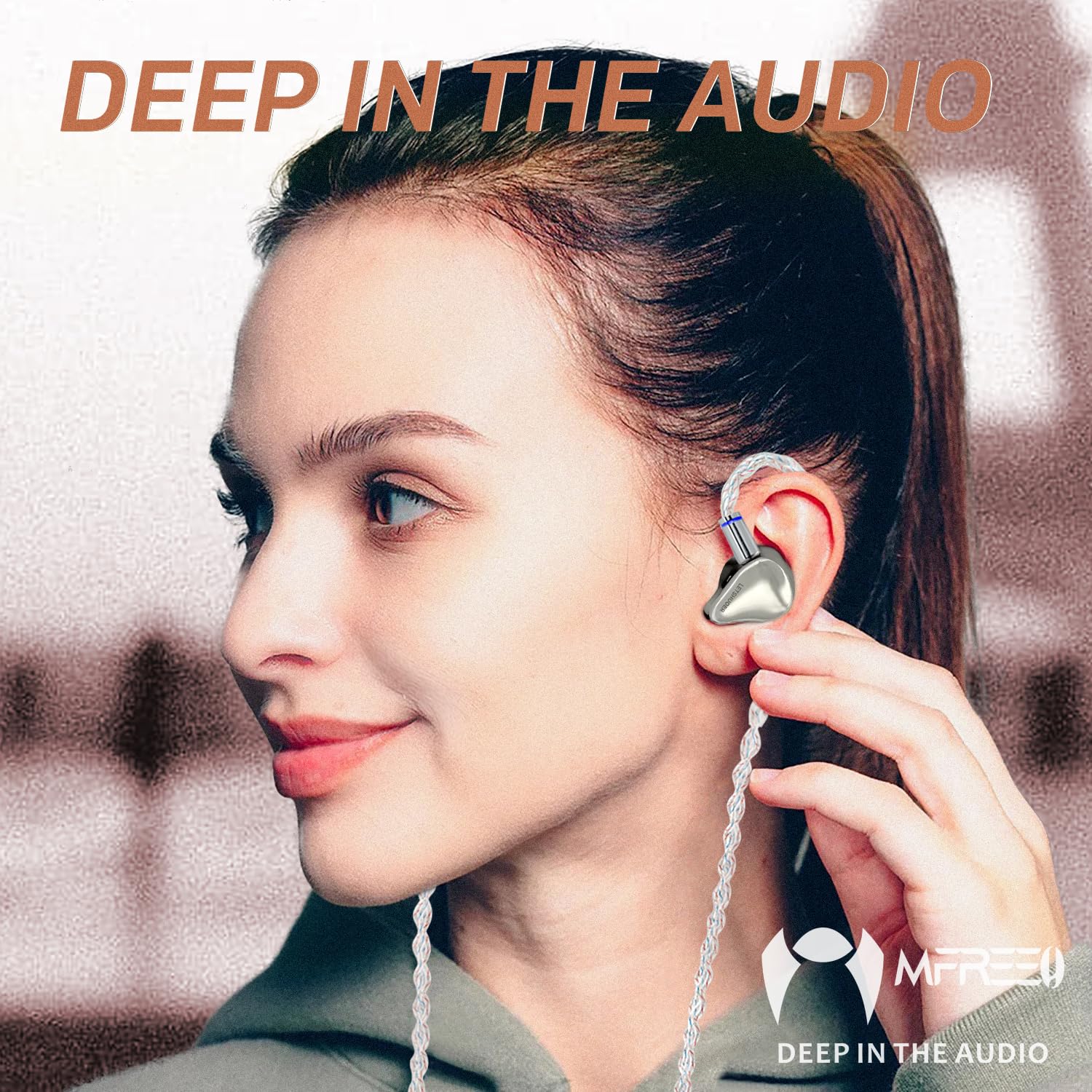 Cable de actualización para IEM mfreeo Premium, MMCX/2-Pin - Imagen 3