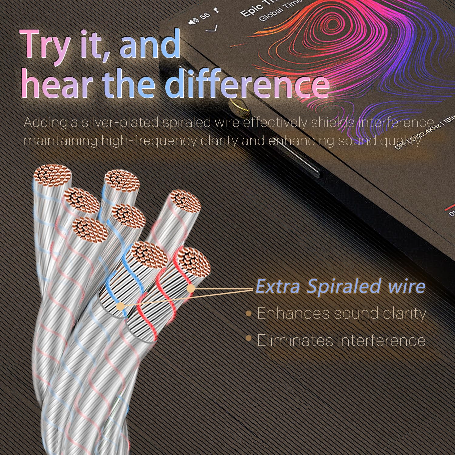 Cable de actualización para IEM mfreeo Premium, MMCX/2-Pin - Imagen 4