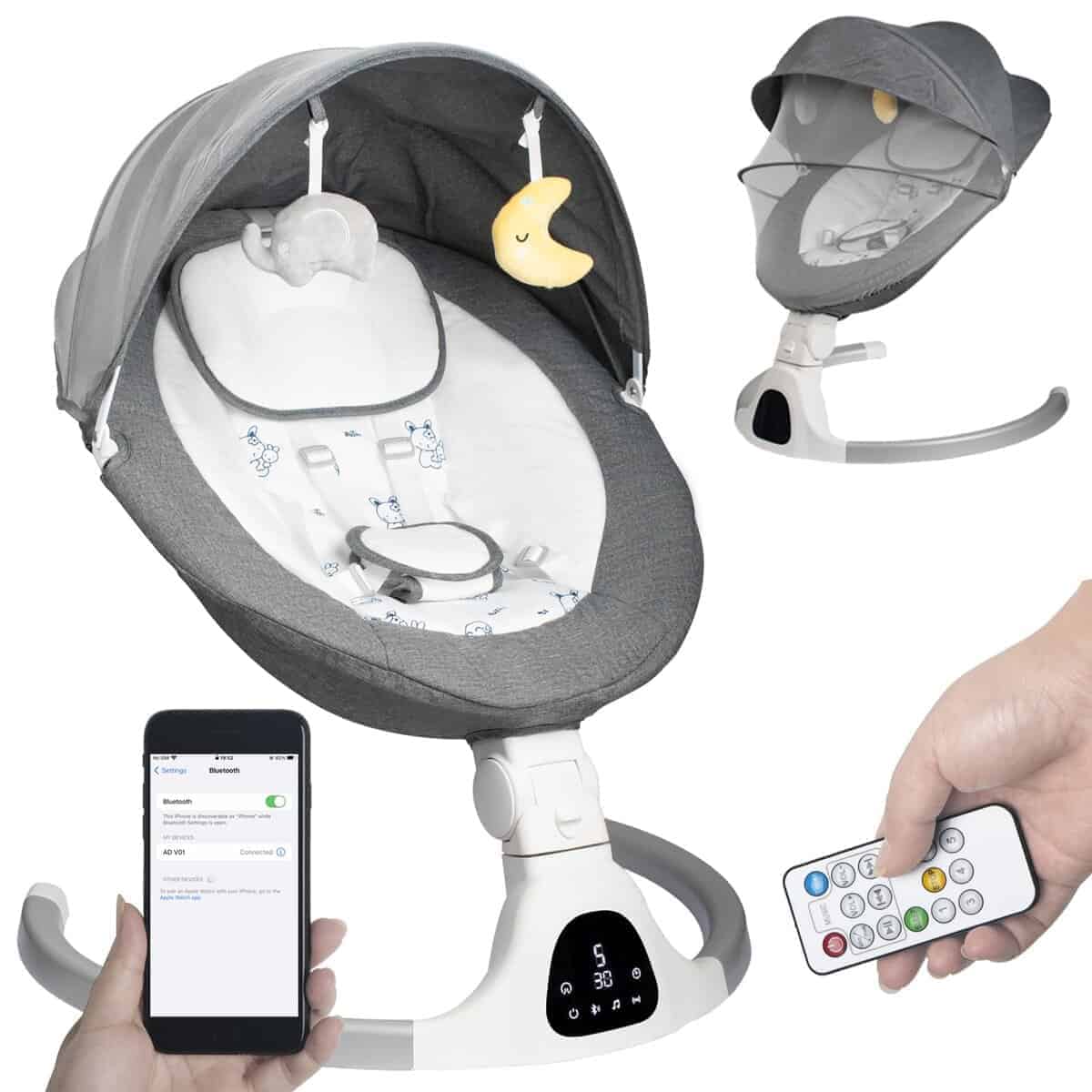 Columpio para Bebés Portátil de Infantes a Niños Pequeños