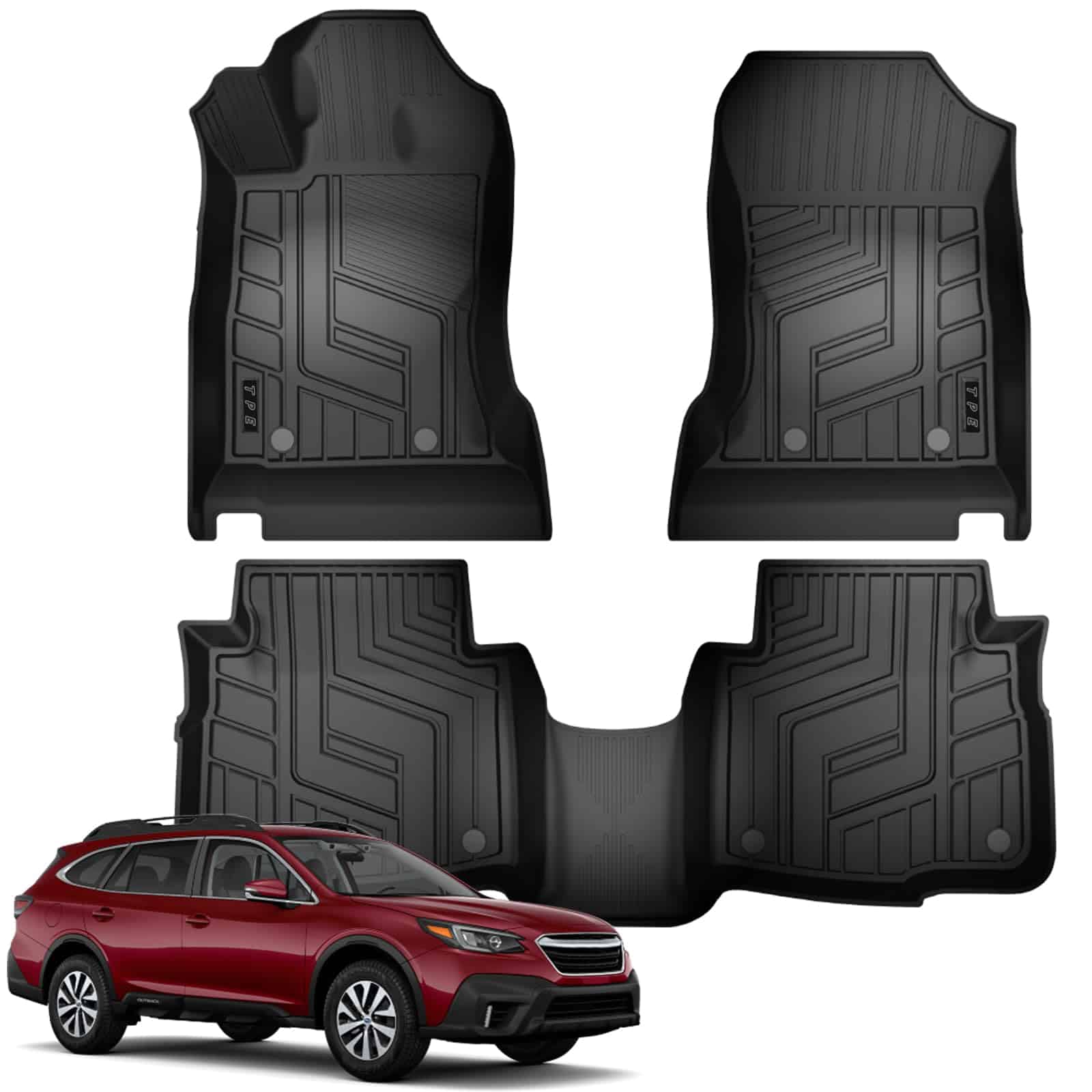 Tapetes para Piso KEYOOG para Suba-ru Outback 2020-2024 (No