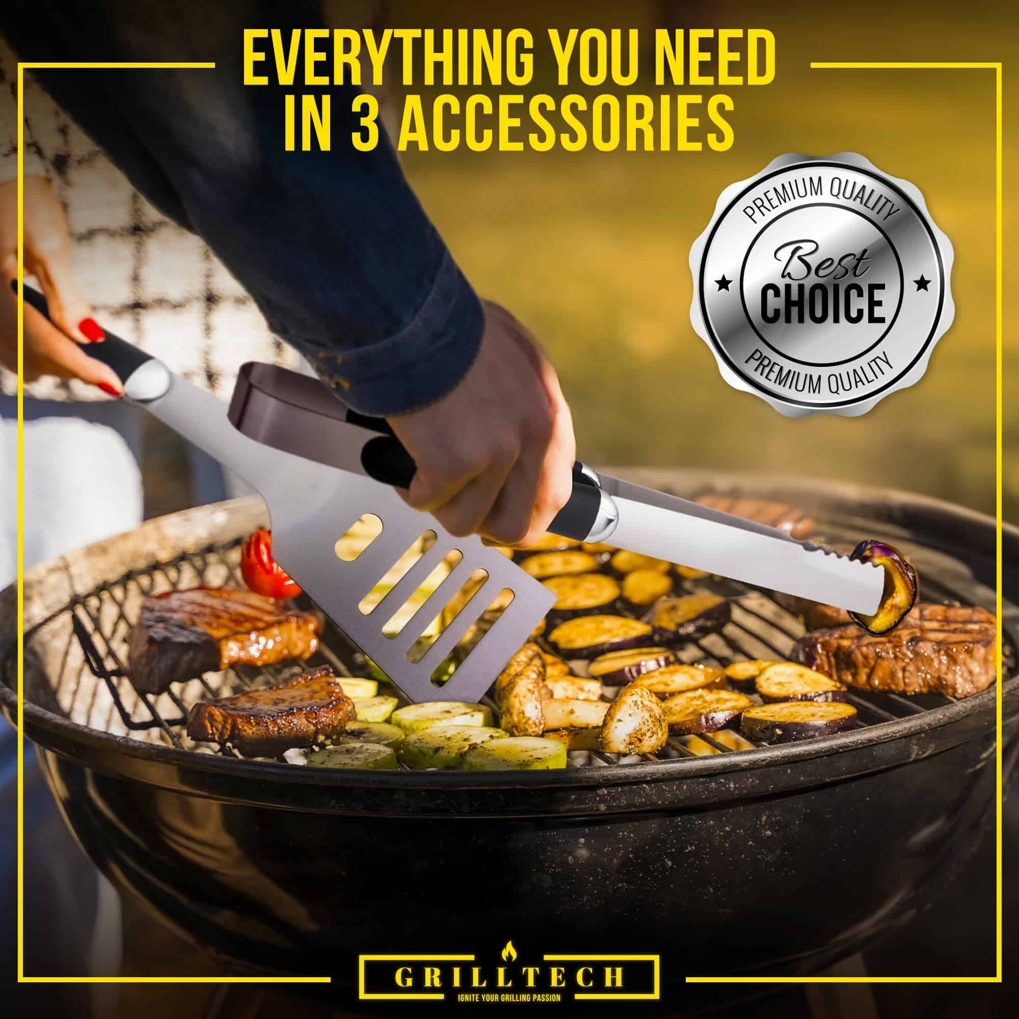 Set de Parrilla Grilltech Accesorios para Parrilla - Imagen 6