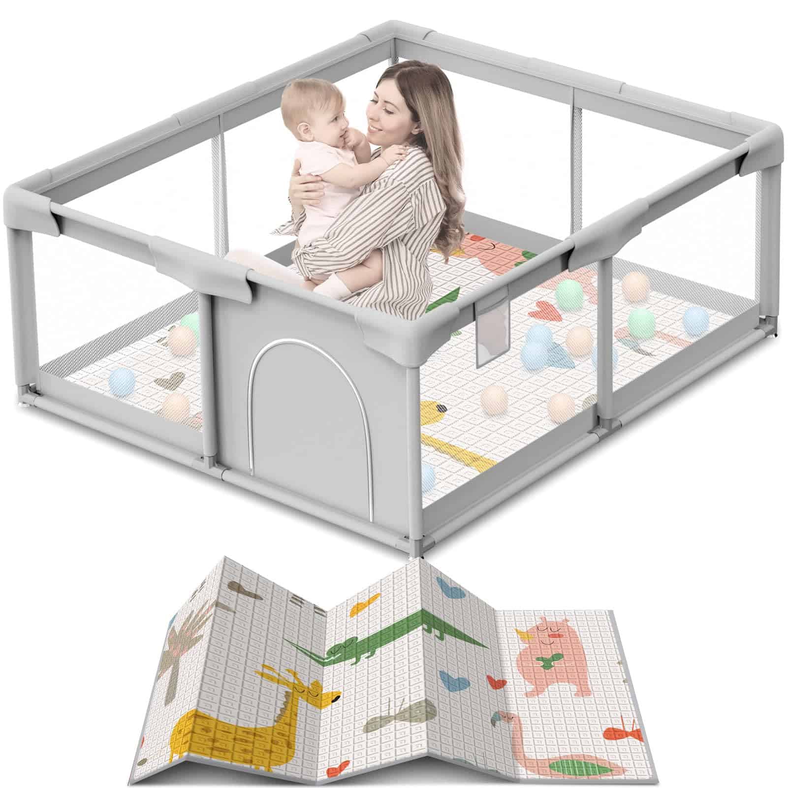 Parque Infantil para Bebés de 50x50 Pulgadas con