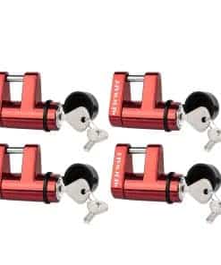 Bloqueo de Enganche de Remolque METOWARE con Tapa de Goma