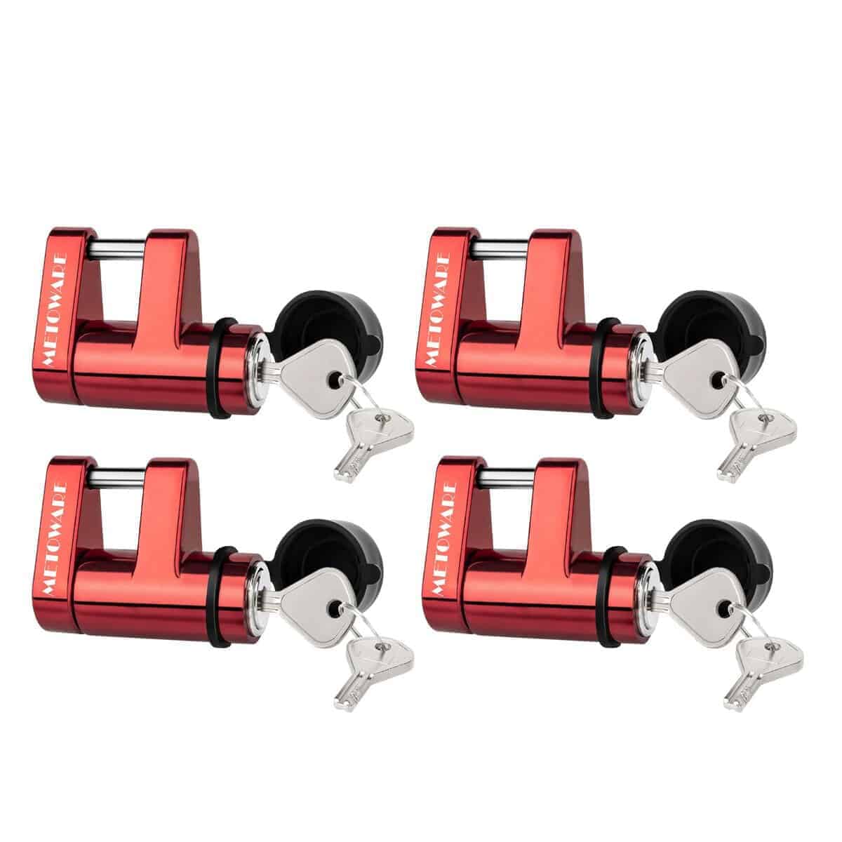 Bloqueo de Enganche de Remolque METOWARE con Tapa de Goma