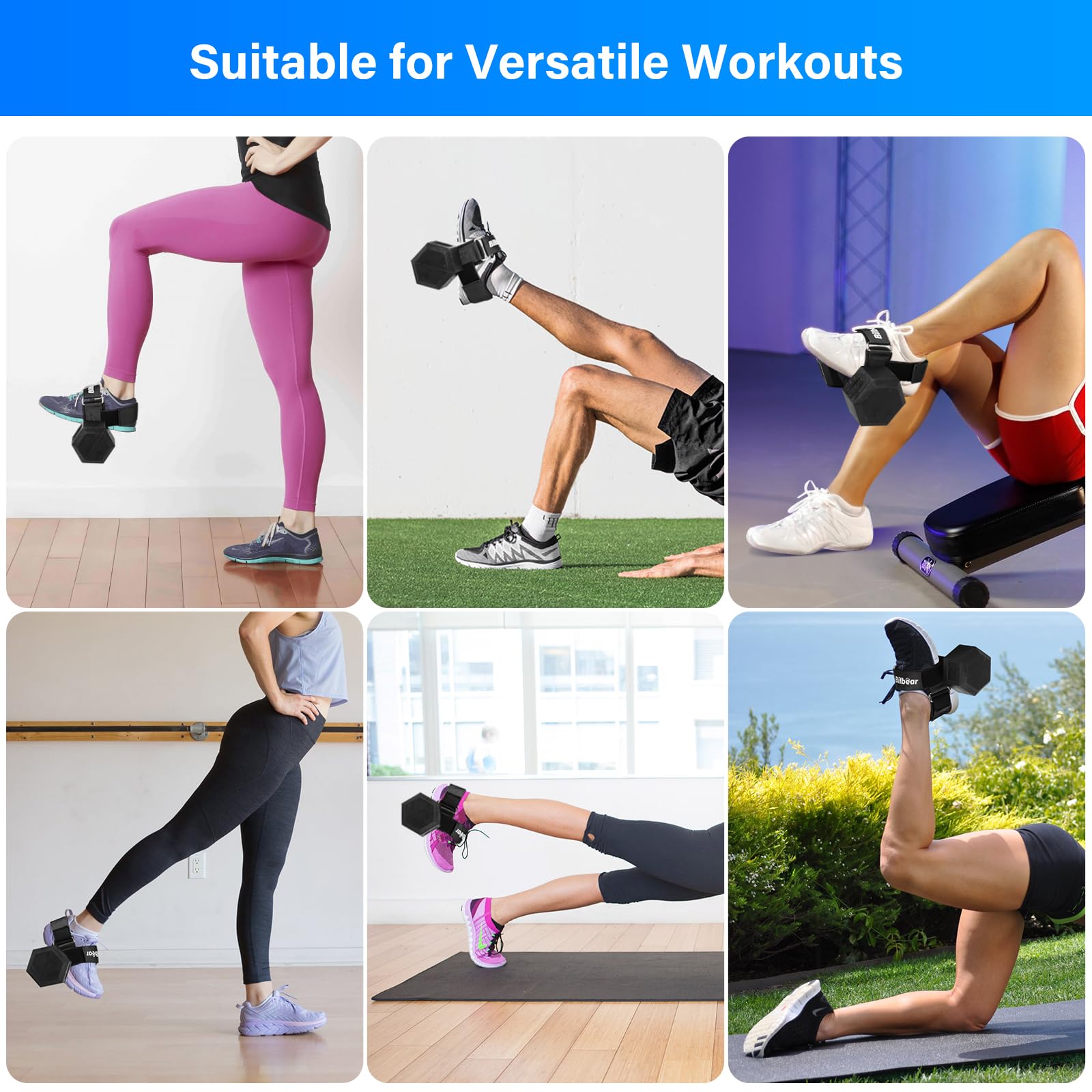 2Pcs Correa Entrenadora de Tibialis para Ejercicios de - Imagen 4