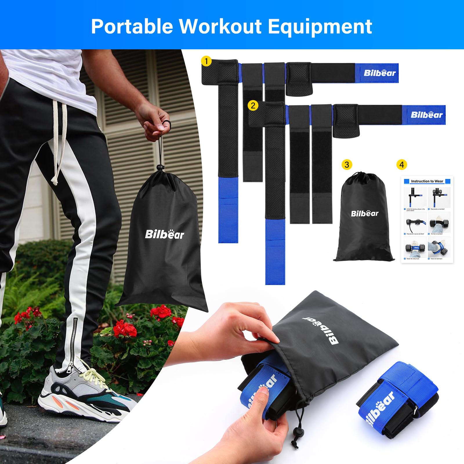 2 Pcs Correa Entrenadora Tibial para Alivio de Dolor de - Imagen 8