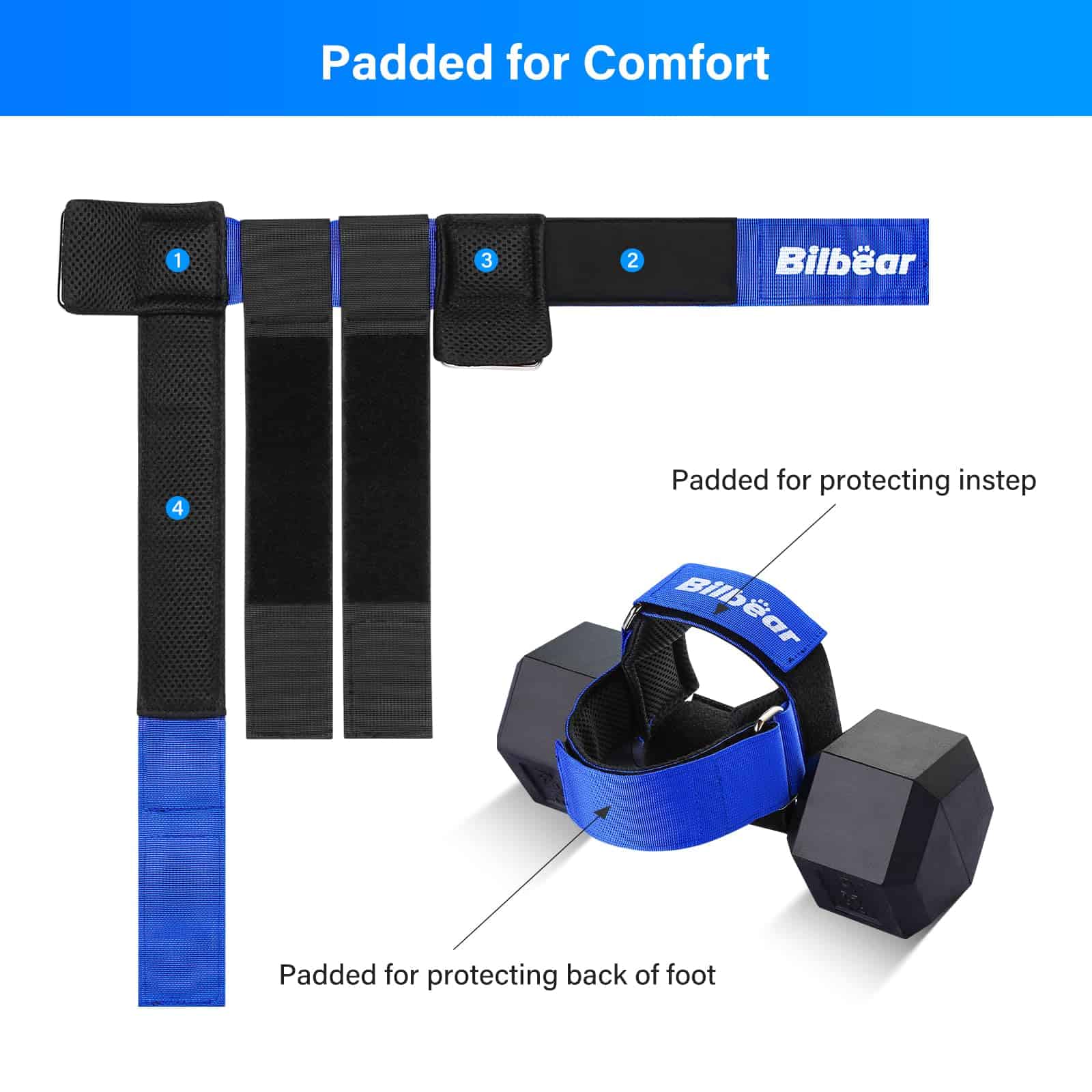2 Pcs Correa Entrenadora Tibial para Alivio de Dolor de - Imagen 6
