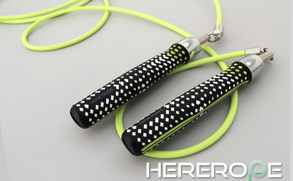 HEREROPE 1/4LB Cuerda para Saltar Ponderada para Velocidad, - Imagen 9