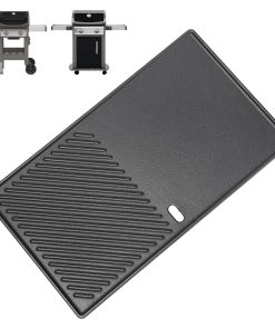 QuliMetal 7637 Reversible Parrilla de Hierro Fundido para