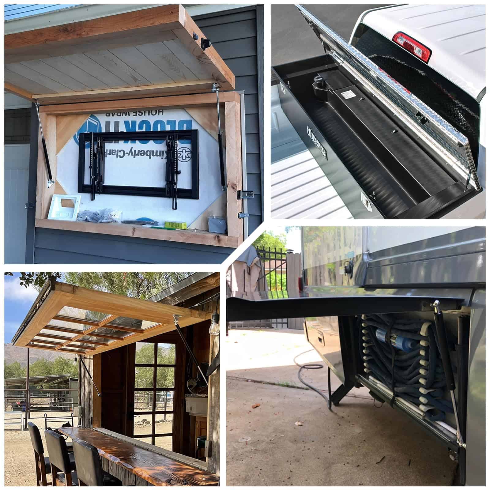 Vepagoo 28 Pulgadas Gas Strut 300 lb/1334N Resorte de - Imagen 9