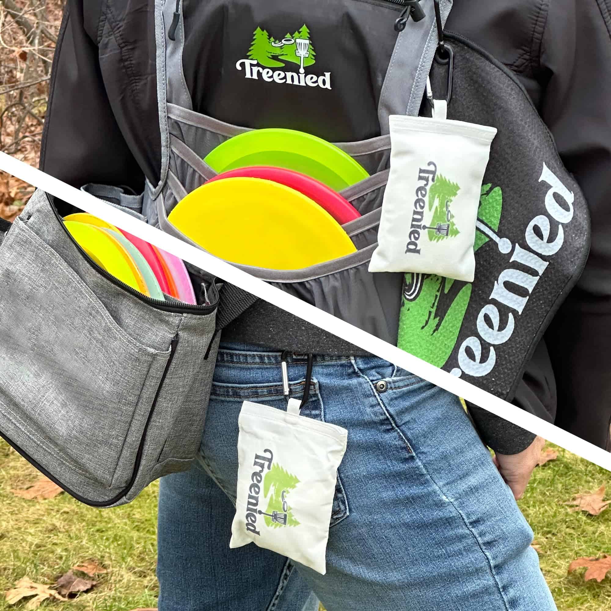 Bolsa de tiza para Disc Golf con clip (Blanco) - Secado - Imagen 7