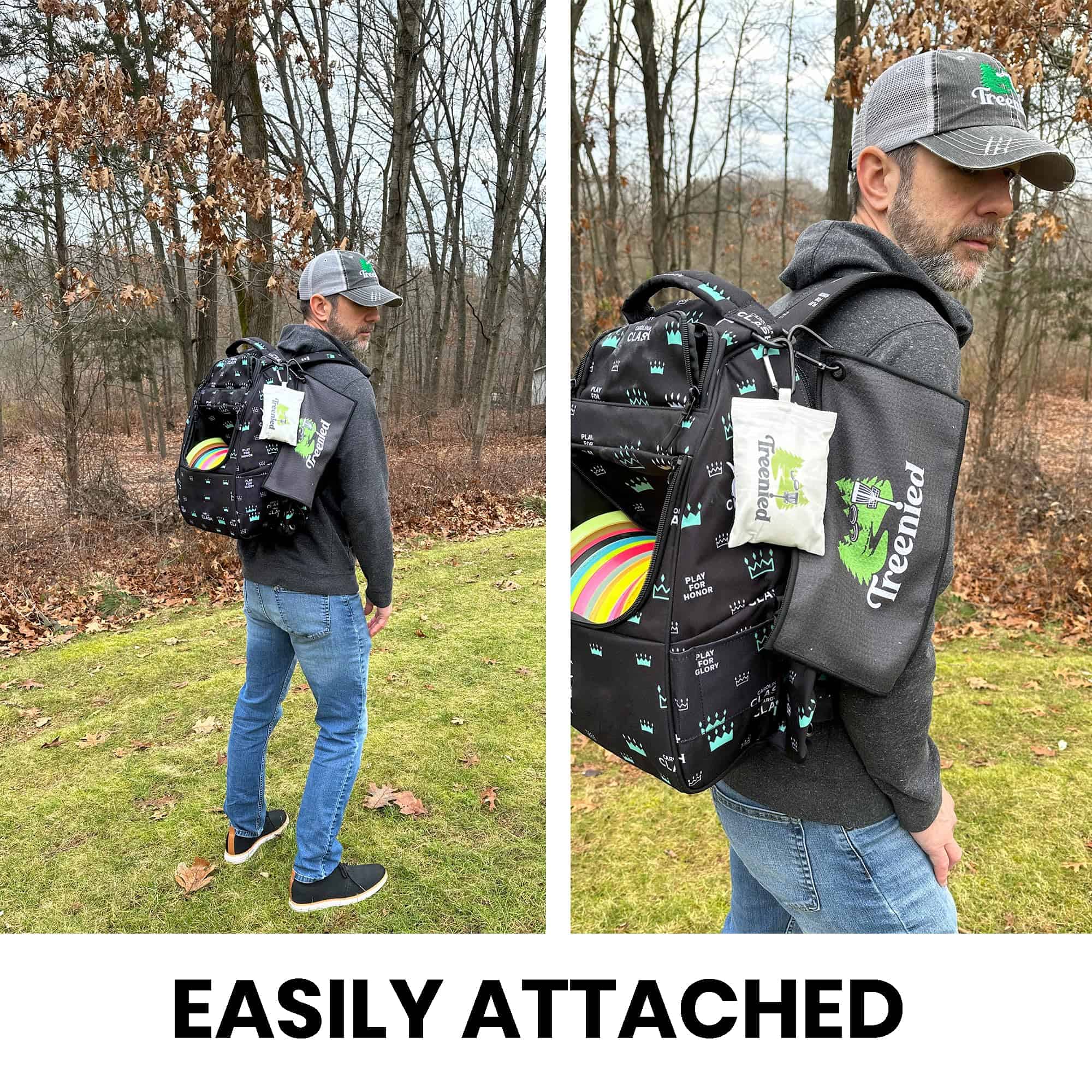 Bolsa de tiza para Disc Golf con clip (Blanco) - Secado - Imagen 4