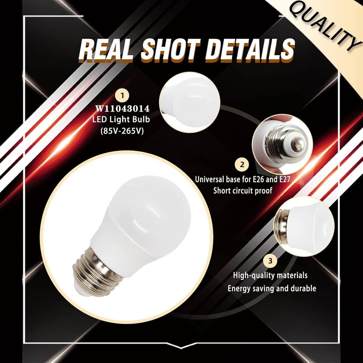 Bombilla de luz LED para refrigerador luclyyasys Upgraded - Imagen 3