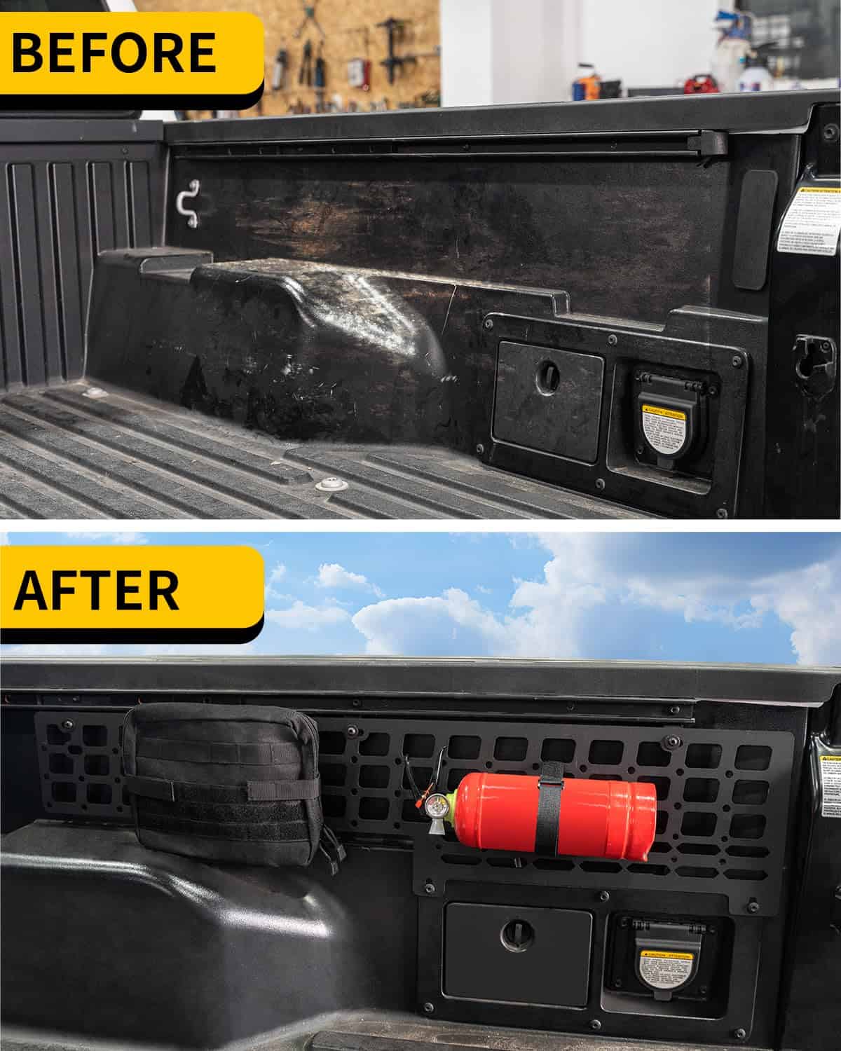 Panel Molle Lateral Maxzina Compatible con Toyota Tacoma - Imagen 3