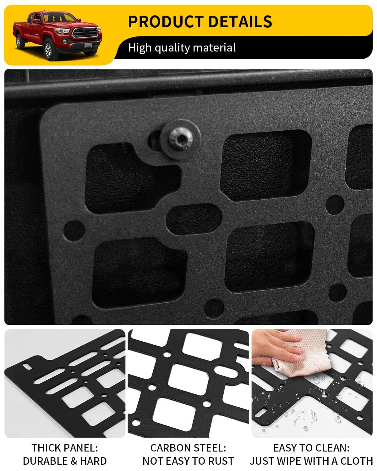 Panel Molle Lateral Maxzina Compatible con Toyota Tacoma - Imagen 7