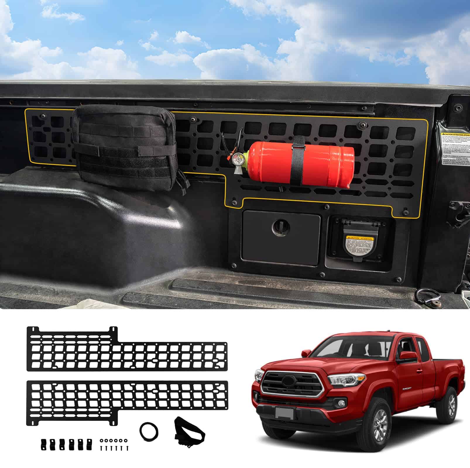 Panel Molle Lateral Maxzina Compatible con Toyota Tacoma