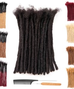 Extensiones de Dreadlock de Cabello Humano Real 100% Hechas