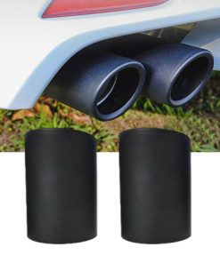 2Pcs Punta de Escape Trasera Negra Mate para Toyota Camry