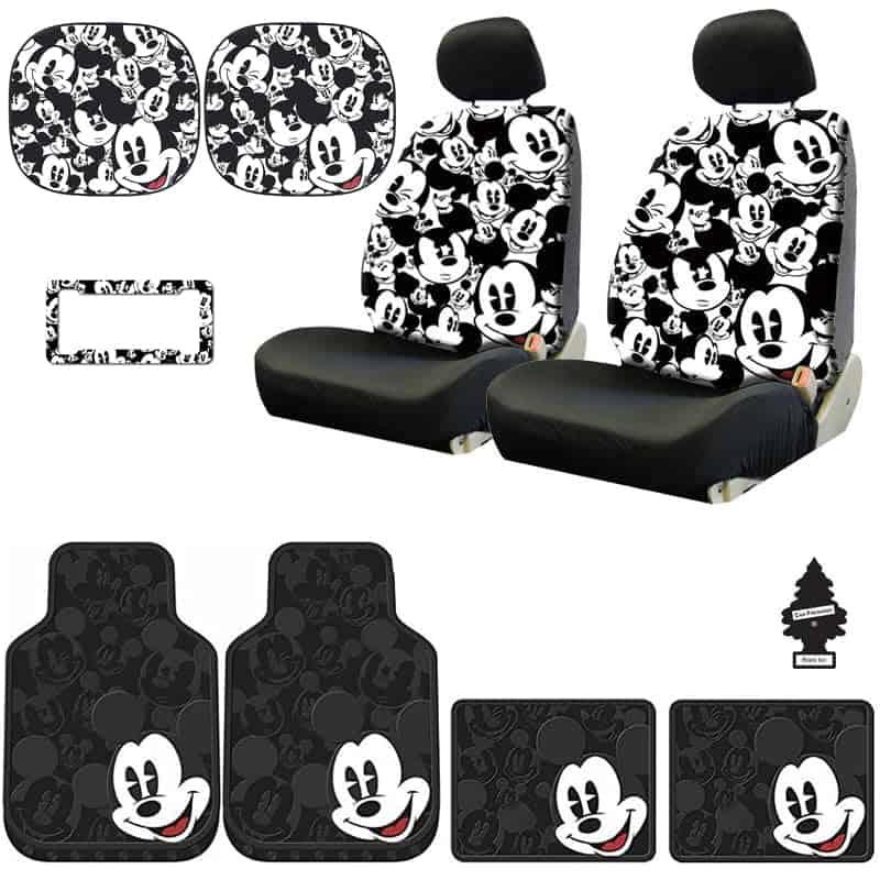Juego de Accesorios para Automóvil Disney Mickey Mouse:
