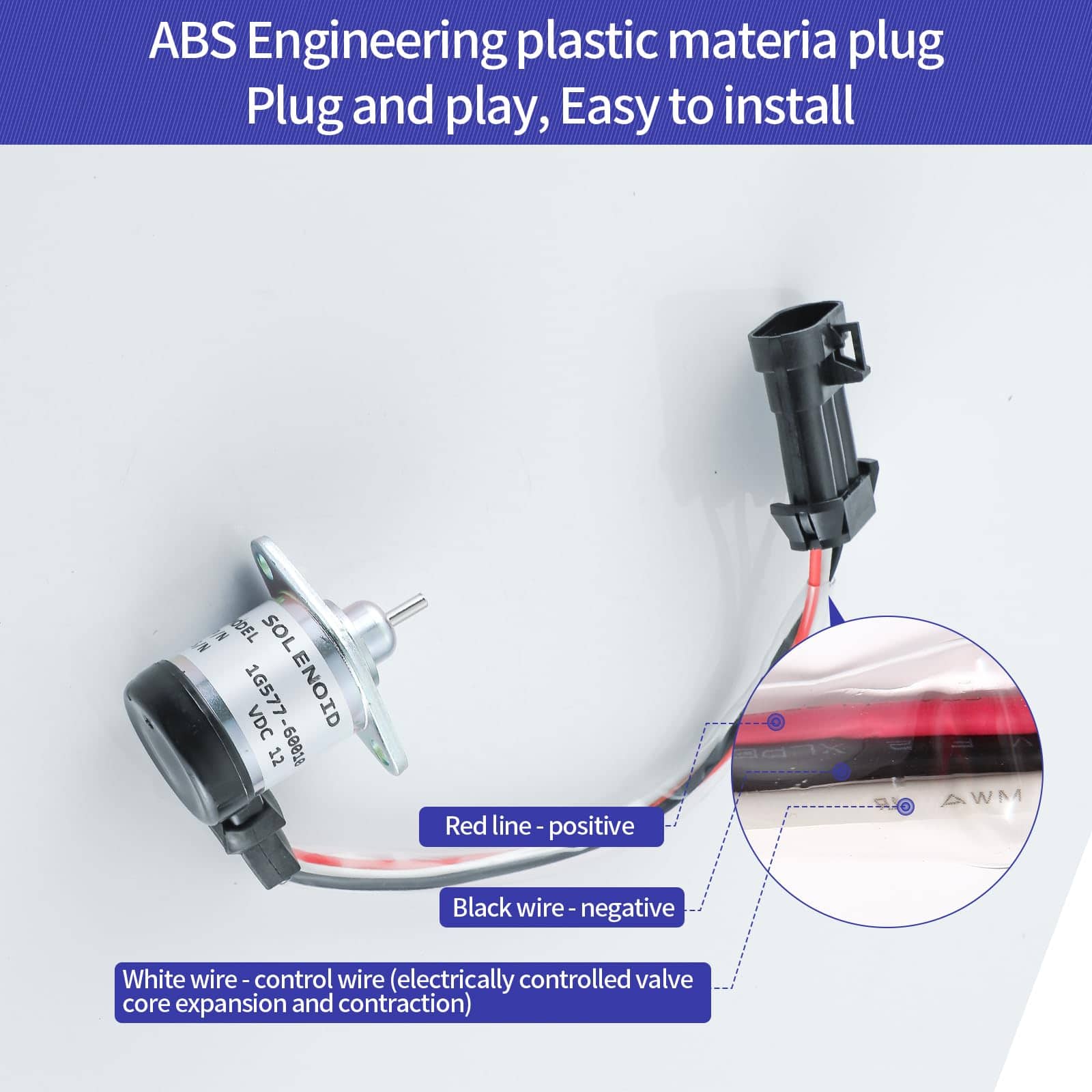 6689034 Válvula de corte de combustible Solenoide - Imagen 5