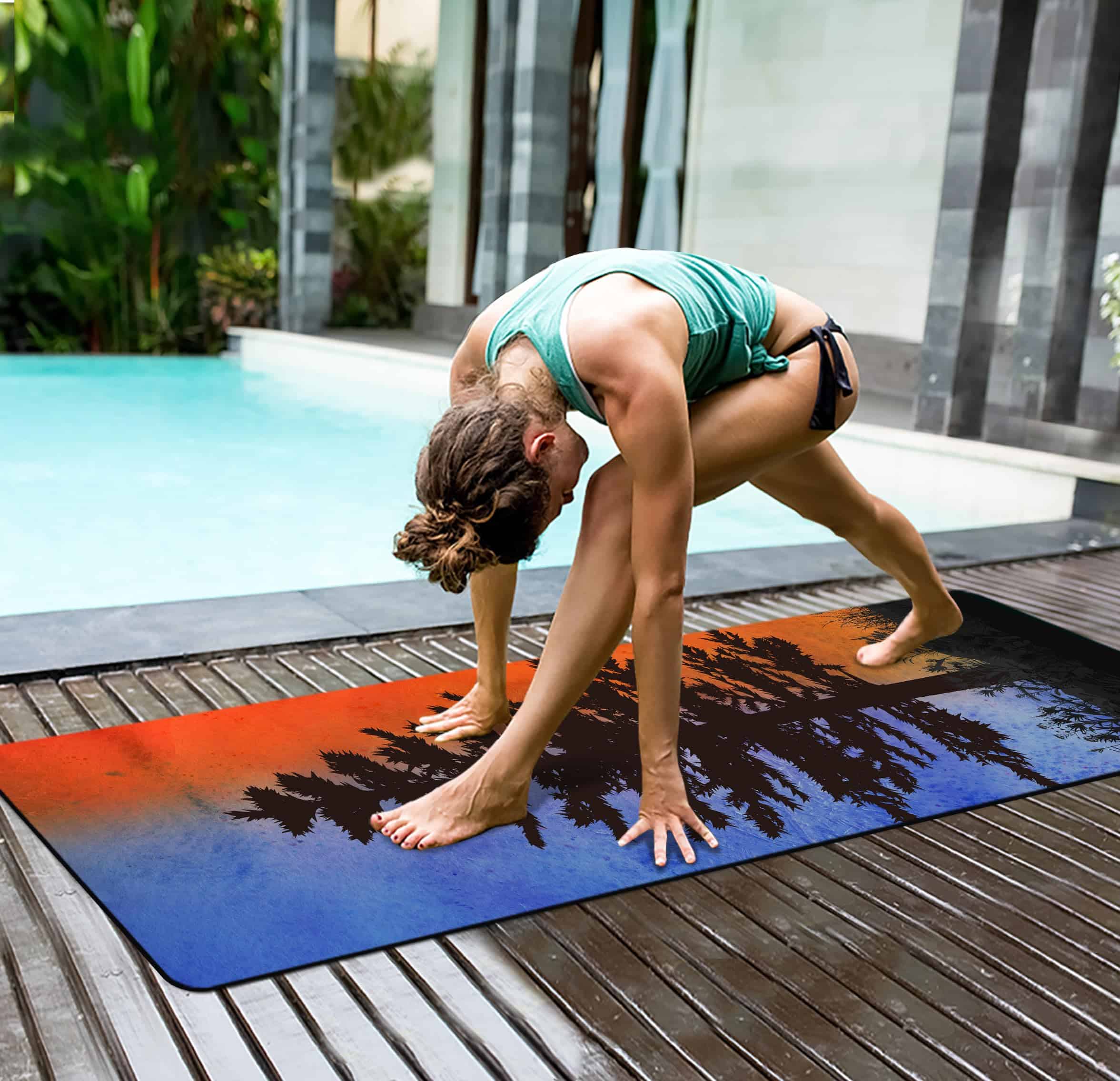 Tapete de Yoga nuveti Estampado Extra Grueso TPE -CangSong - Imagen 6