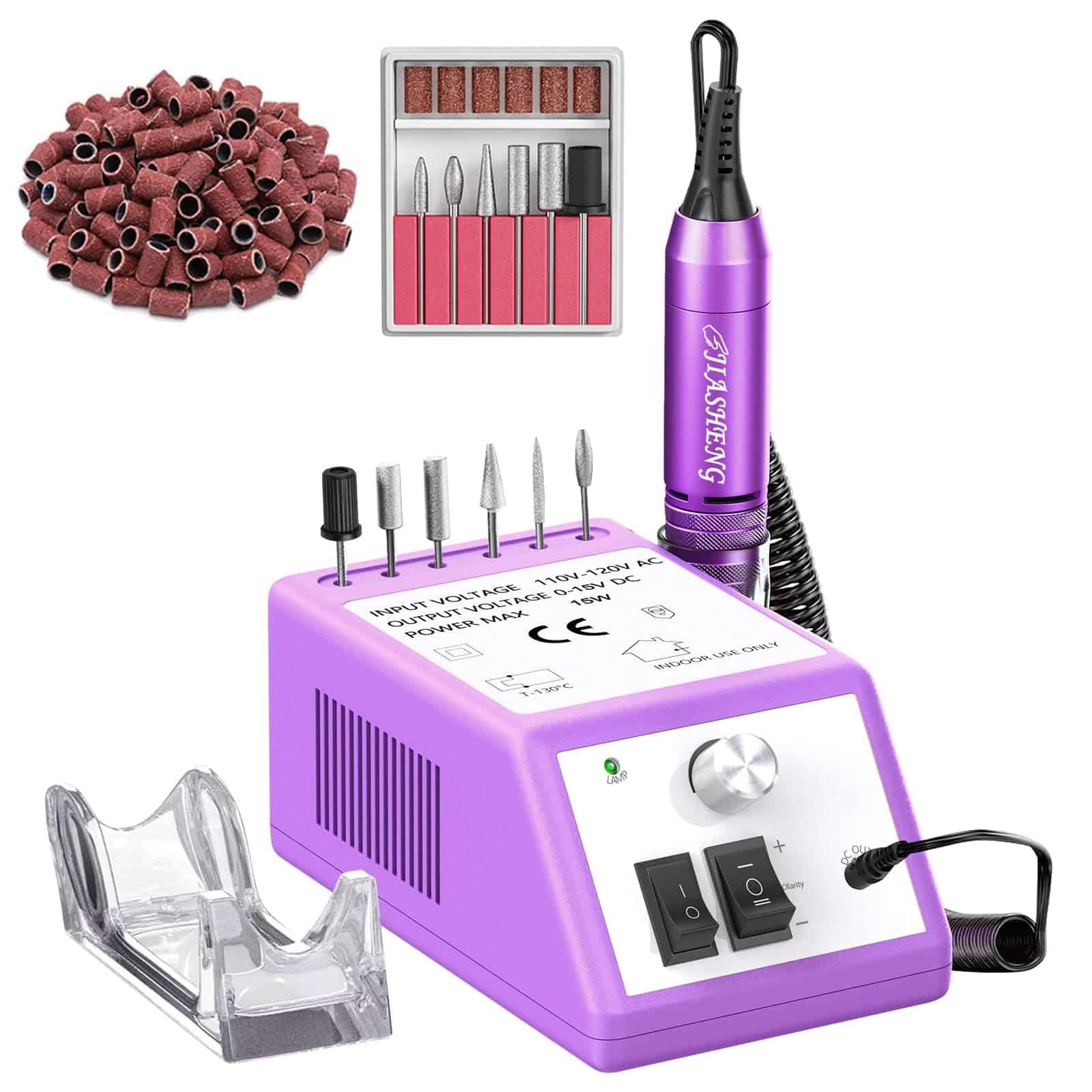 Taladro de Uñas Profesional JIASHENG, Taladro Eléctrico de