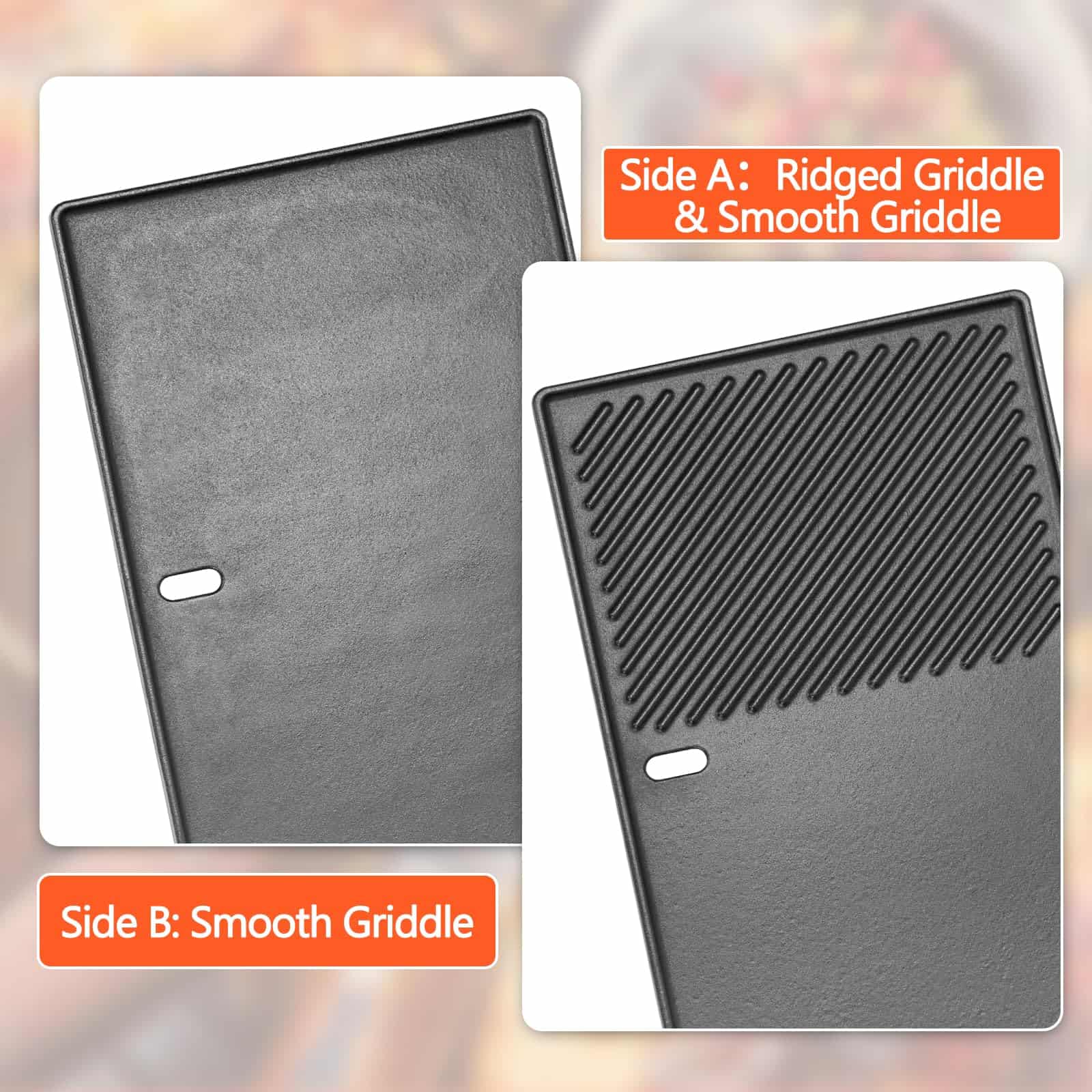 QuliMetal Reversible 7598 Plancha de Reemplazo para - Imagen 4