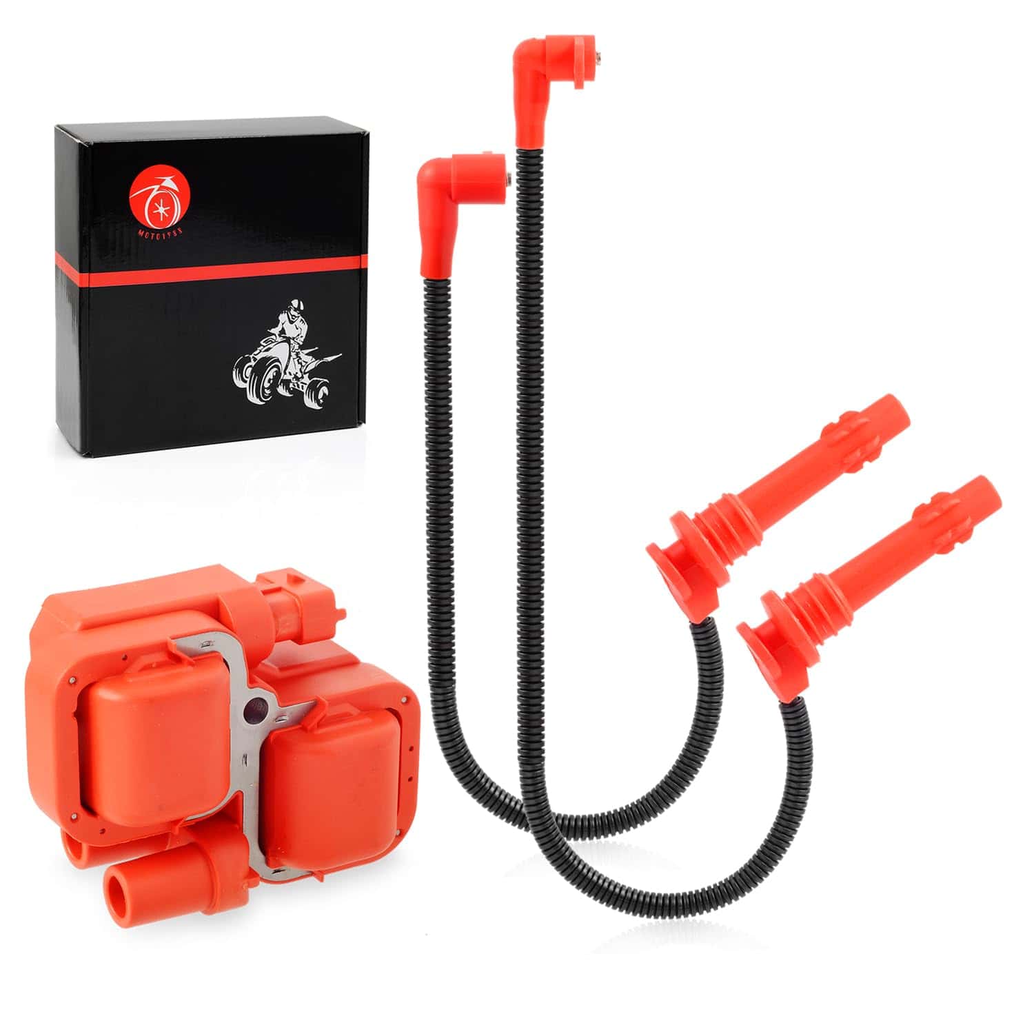 Bobina de encendido y tapa de cable de bujía Moto1988