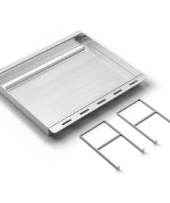 QuliMetal Inserto de Parrilla Rectangular de Acero