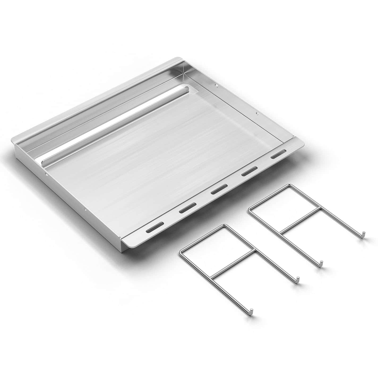 QuliMetal Inserto de Parrilla Rectangular de Acero