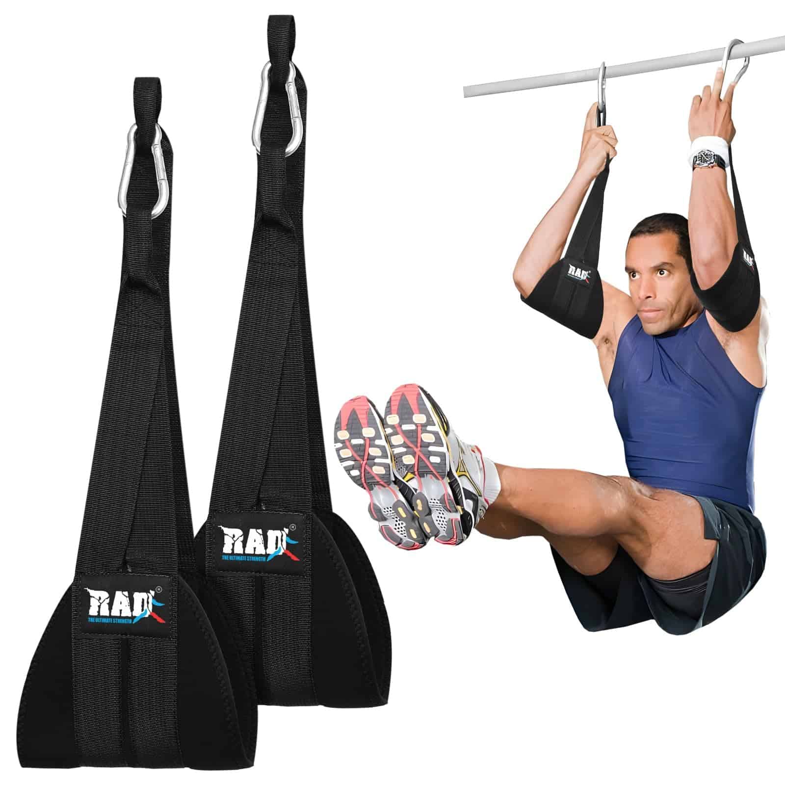 Correas Abdominales RAD para Barra de Dominadas y
